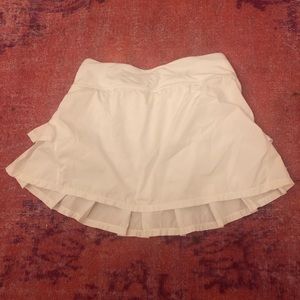 Ivivva size 14 white tennis skirt